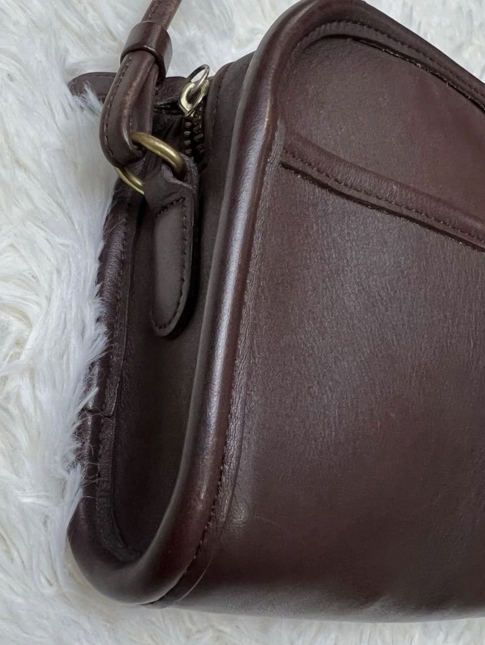 Vintage Coach Abbie Leather Crossbody Bag - Picture 12 of 13
